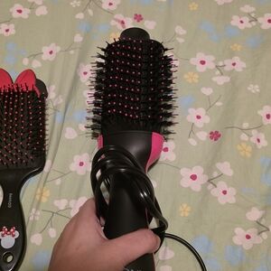 Revlon Black and Pink Hair Dryer Brush
